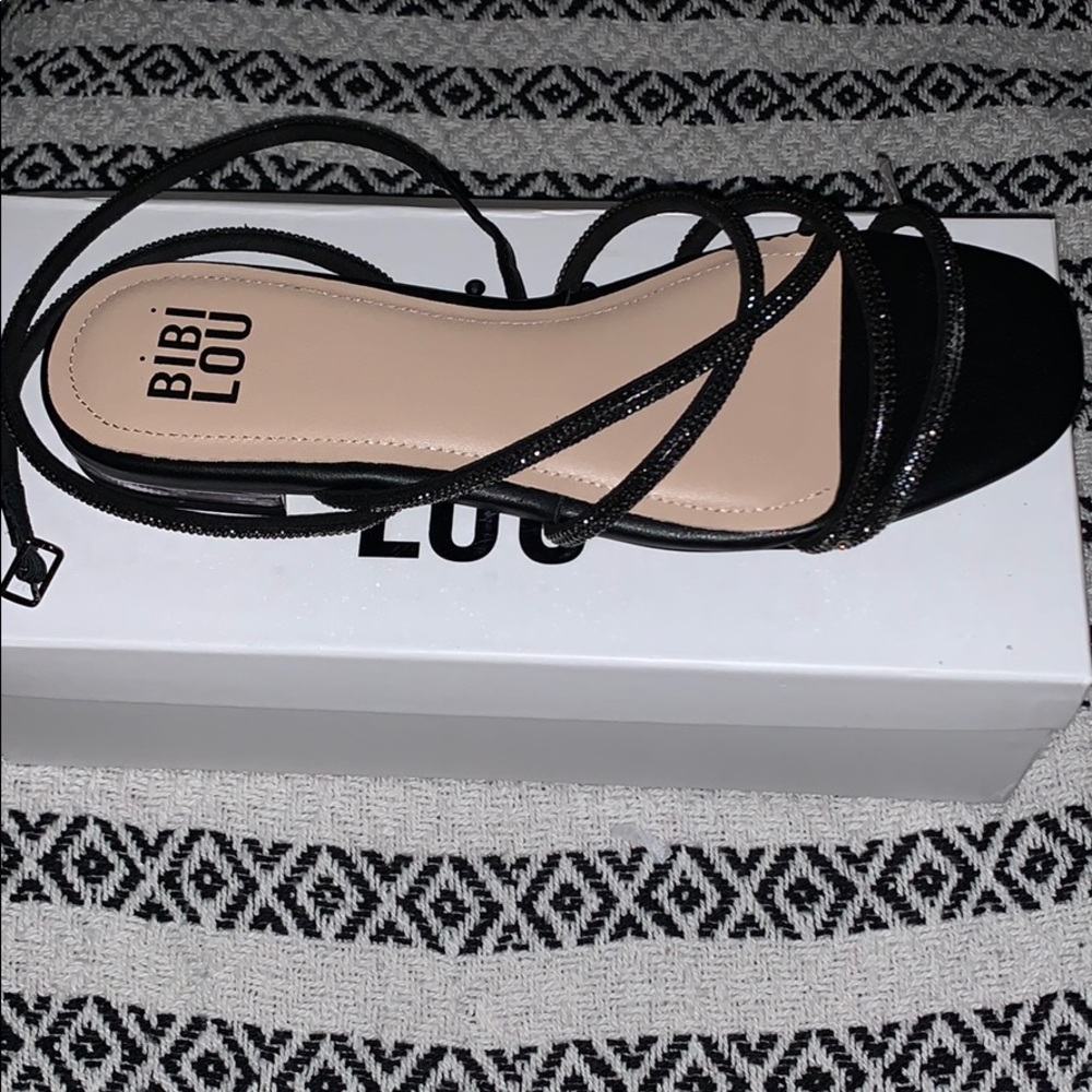 BiBi Lou Rhinestone Sandals - Picture 3 of 5